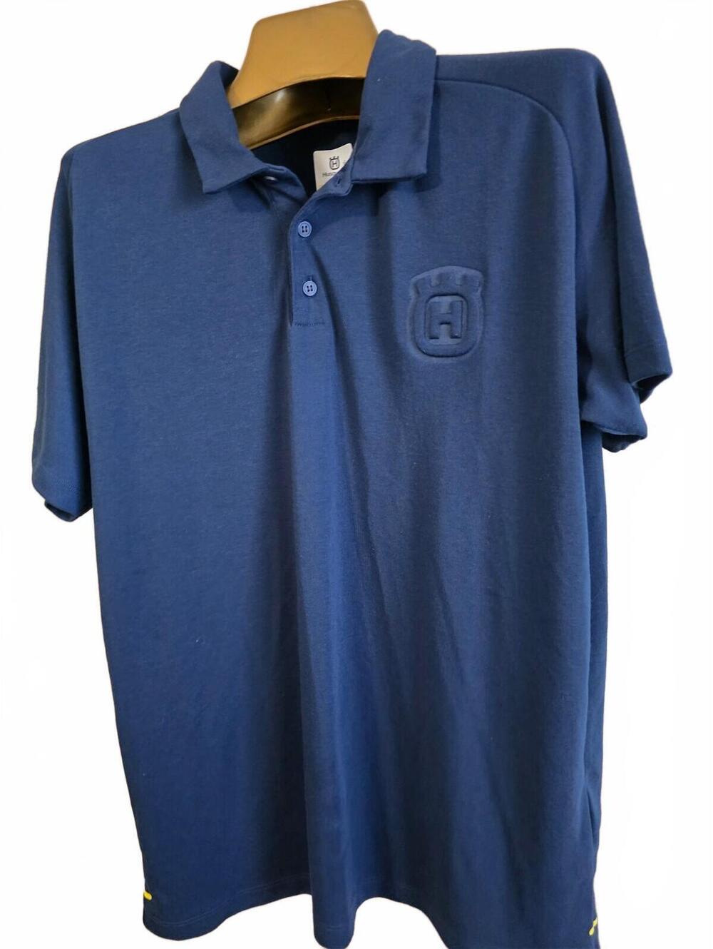 Husqvarna Navy Blue Polo Shirt Size L